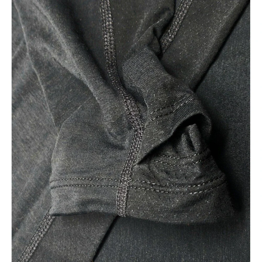 Paradox Men's L Merino Blend 1/4 Zip Performance Base Layer Top DriRelease Black